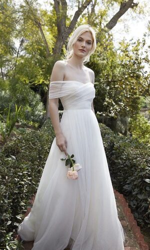 Grace Dress - White Satin Bridal Boutique Ottawa - Designer & Luxury Wedding Gown - Off the rack & custom order - Bridal Seamstress