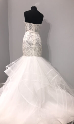 Back Hayley Paige Tanner - White Satin Bridal Boutique Ottawa - Designer & Luxury Wedding Gown - Off the rack & custom order - Bridal Seamstress
